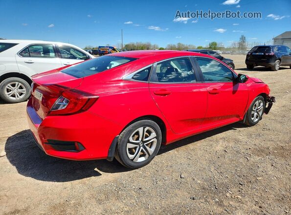 2HGFC2F5XJH597589 2018 HONDA CIVIC Red Задня права чверть