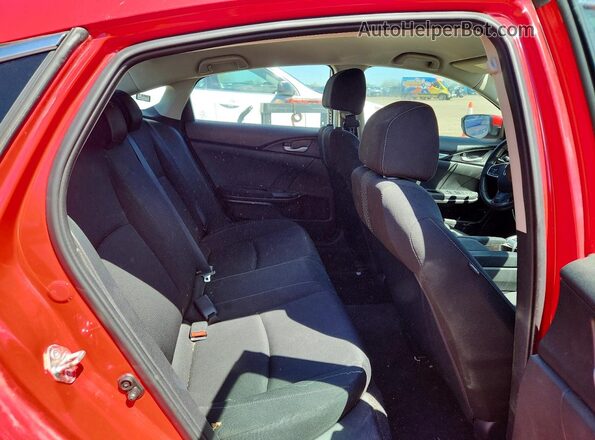 2HGFC2F5XJH597589 2018 HONDA CIVIC Red Вид задніх сидінь