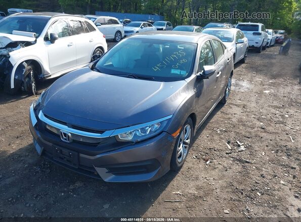 2HGFC2F5XJH610602 2018 HONDA CIVIC Серый Передняя левая четверть
