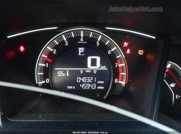 2HGFC2F5XJH610602 2018 HONDA CIVIC Серый Вид задних сидений