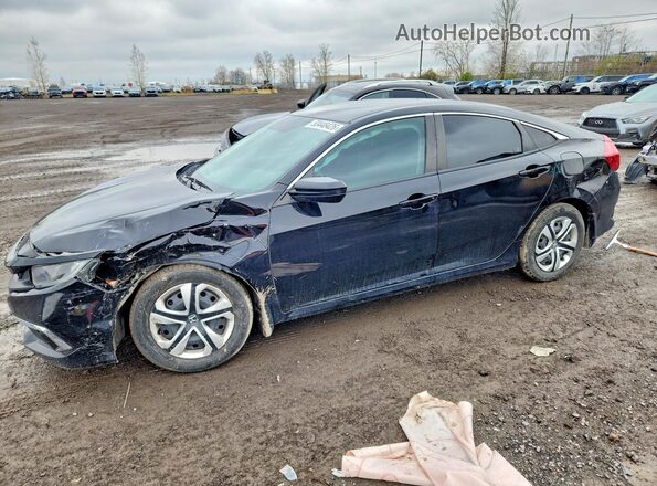 2HGFC2F5XMH017004 2021 HONDA CIVIC Black Առջևի ձախ երեք քառորդ տեսարան
