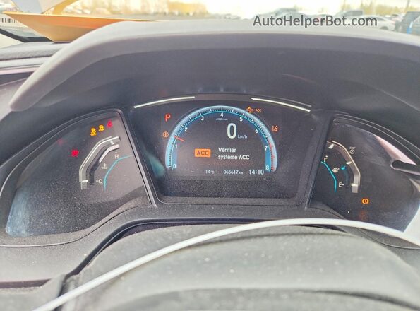 2HGFC2F5XMH017004 2021 HONDA CIVIC Black Սարքավորումների վահանակի տեսք