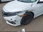 2019 Honda Civic Lx White vin: 2HGFC2F60KH604446