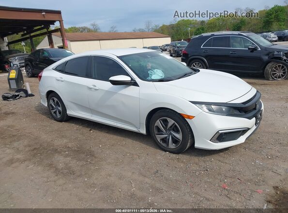 2HGFC2F60KH604446 2019 HONDA CIVIC White წინა მარჯვენა