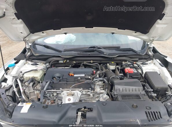 2HGFC2F60KH604446 2019 HONDA CIVIC White უკანა ხედი