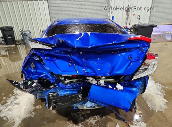 2HGFC2F60LH514568 2020 HONDA CIVIC Blue Widok z tyłu