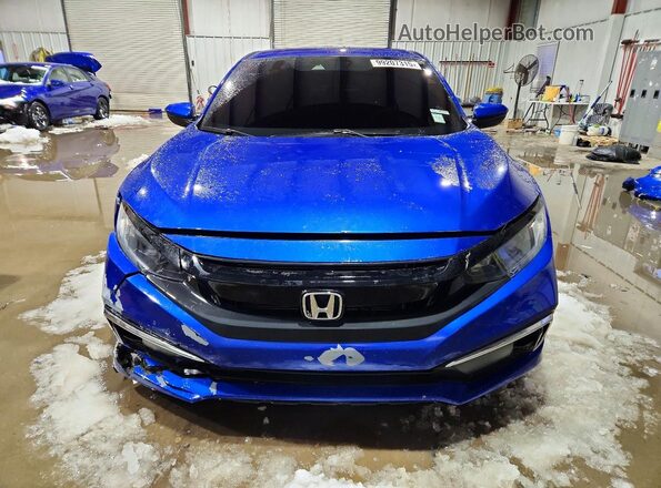2HGFC2F60LH514568 2020 HONDA CIVIC Blue Widok z przodu