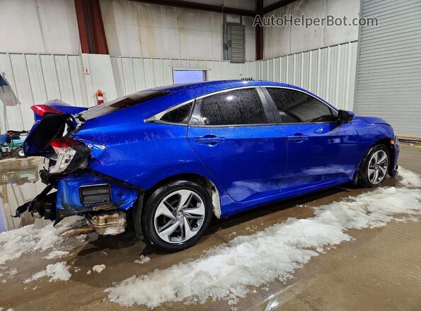 2HGFC2F60LH514568 2020 HONDA CIVIC Blue Tył prawy