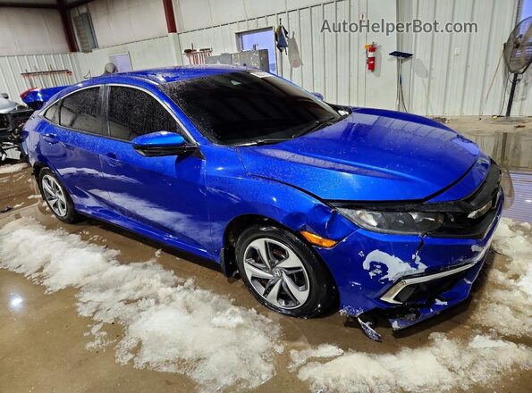 2HGFC2F60LH514568 2020 HONDA CIVIC Blue Przód prawy