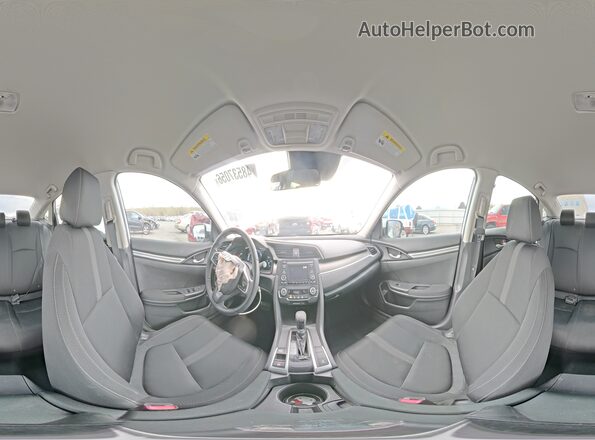 2HGFC2F60LH565472 2020 HONDA CIVIC Белый Панорамный вид салона 360°