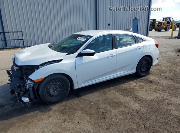 2HGFC2F60LH595832 2020 HONDA CIVIC White Vista tres cuartos delantera izquierda