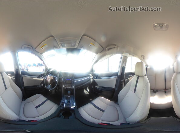 2HGFC2F60LH595832 2020 HONDA CIVIC White Vista de la etiqueta del VIN