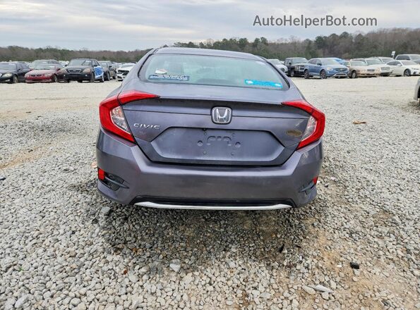 2HGFC2F60LH596348 2020 HONDA CIVIC Gray Вид ззаду