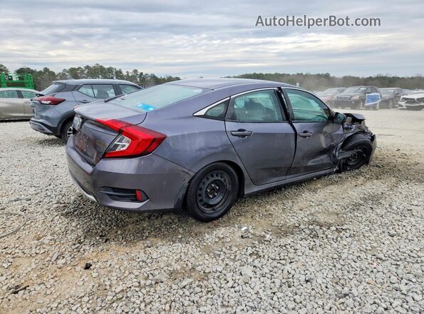 2HGFC2F60LH596348 2020 HONDA CIVIC Gray Задня права чверть