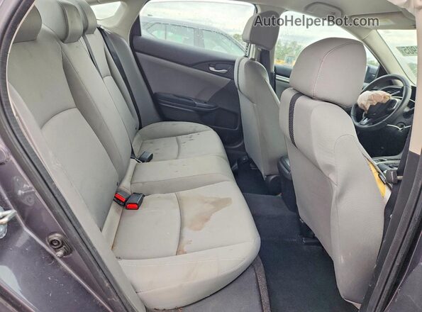 2HGFC2F60LH596348 2020 HONDA CIVIC Gray Вид задніх сидінь