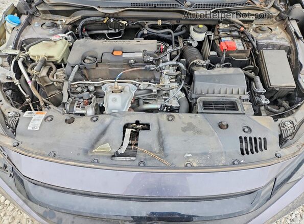2HGFC2F60LH596348 2020 HONDA CIVIC Gray Вид задньої частини салону