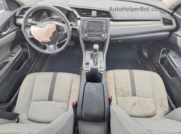 2HGFC2F60LH596348 2020 HONDA CIVIC Gray Вид панелі приладів