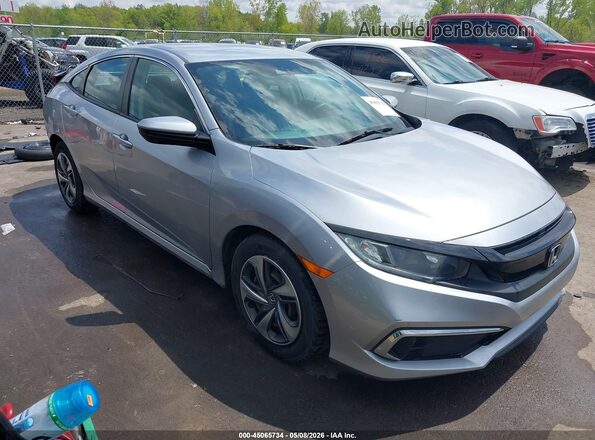 2HGFC2F60MH515169 2021 HONDA CIVIC Серебряный Передняя правая четверть