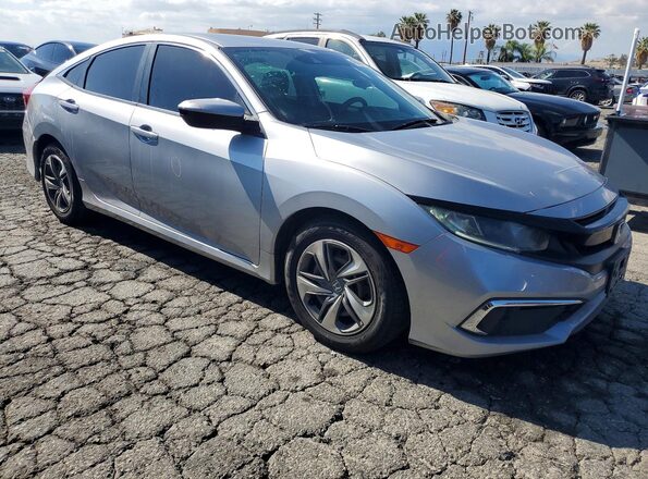 2HGFC2F61KH548775 2019 HONDA CIVIC Silver Передня права чверть