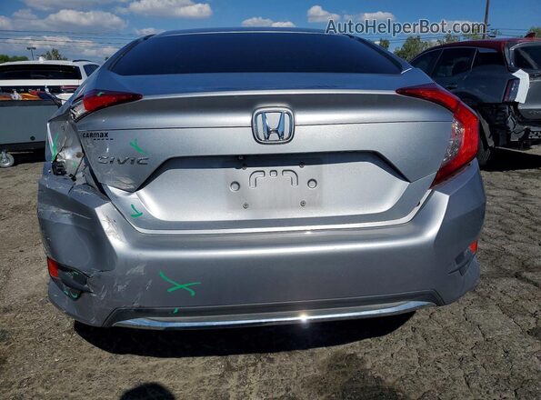 2HGFC2F61KH548775 2019 HONDA CIVIC Silver Вид ззаду