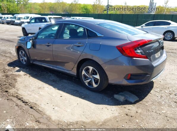 2HGFC2F61LH528849 2020 HONDA CIVIC Серый Задняя левая четверть