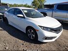 2021 Honda Civic Lx White vin: 2HGFC2F61MH550318