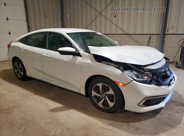 2HGFC2F62LH586503 2020 HONDA CIVIC White Przód prawy
