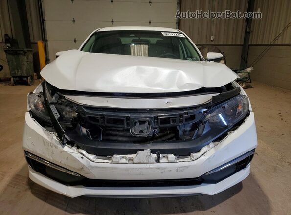 2HGFC2F62LH586503 2020 HONDA CIVIC White Widok z przodu