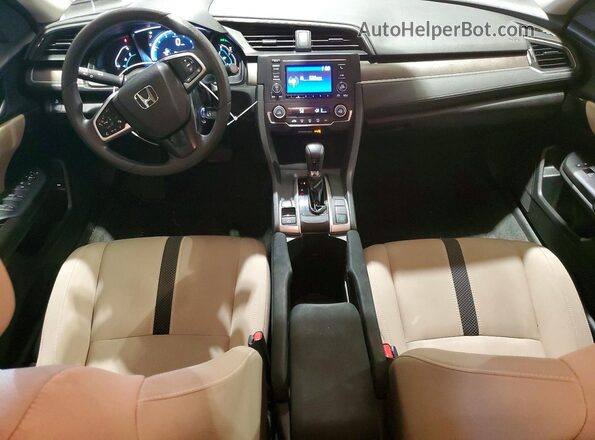2HGFC2F62LH586503 2020 HONDA CIVIC White Widok deski rozdzielczej