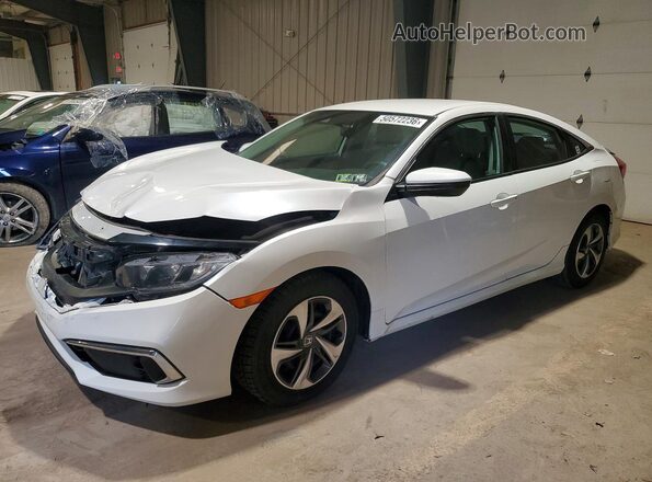 2HGFC2F62LH586503 2020 HONDA CIVIC White Przód lewy