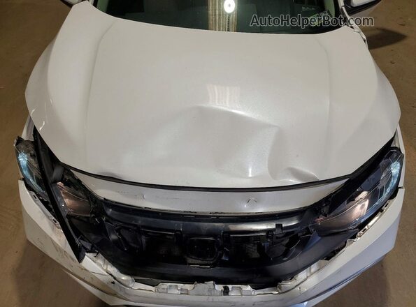 2HGFC2F62LH586503 2020 HONDA CIVIC White Widok wnętrza z tyłu