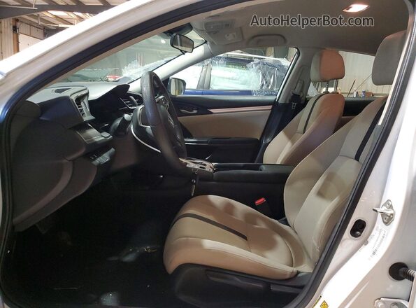 2HGFC2F62LH586503 2020 HONDA CIVIC White Widok wnętrza z przodu