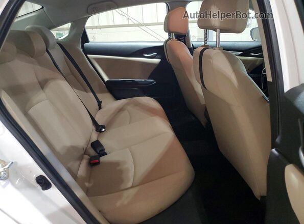 2HGFC2F62LH586503 2020 HONDA CIVIC White Widok tylnych siedzeń