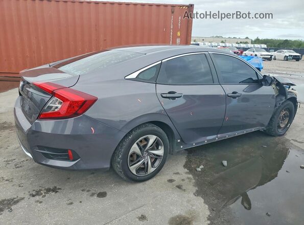 2HGFC2F62MH534337 2021 HONDA CIVIC Серый Задняя правая четверть