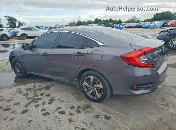 2HGFC2F62MH534337 2021 HONDA CIVIC Серый Задняя левая четверть