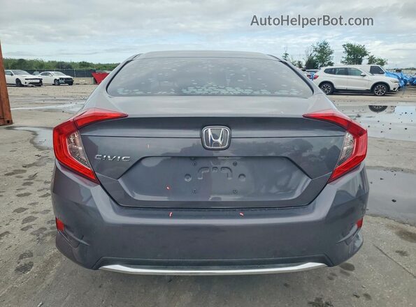 2HGFC2F62MH534337 2021 HONDA CIVIC Серый Вид сзади