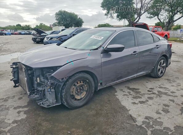 2HGFC2F62MH534337 2021 HONDA CIVIC Серый Передняя левая четверть