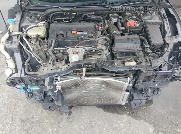 2HGFC2F62MH534337 2021 HONDA CIVIC Серый Вид задней части салона
