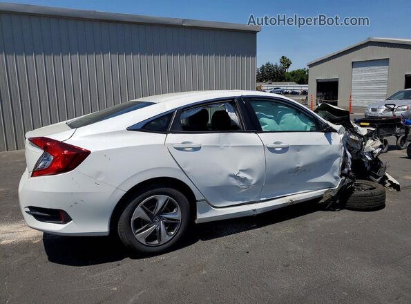 2HGFC2F63LH524754 2020 HONDA CIVIC Белый Задняя правая четверть