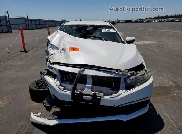 2HGFC2F63LH524754 2020 HONDA CIVIC Белый Вид спереди