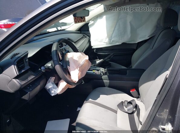 2HGFC2F63LH567068 2020 HONDA CIVIC Серый Вид салона спереди