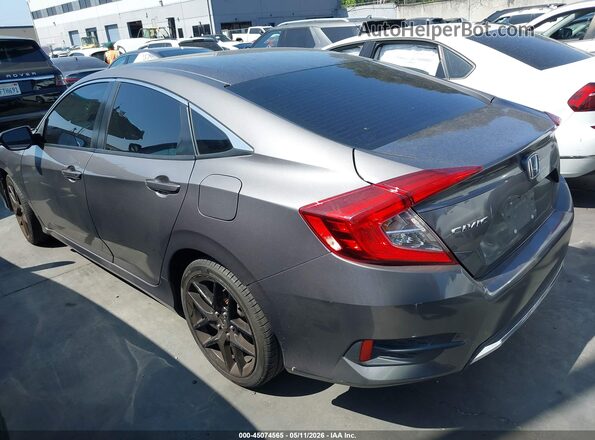 2HGFC2F63LH567068 2020 HONDA CIVIC Серый Задняя левая четверть