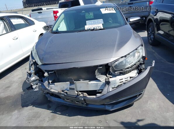2HGFC2F63LH567068 2020 HONDA CIVIC Серый Вид задней части салона