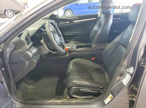 2HGFC2F63MH509771 2021 HONDA CIVIC Gray Front interior view