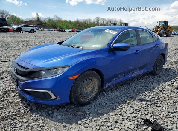 2HGFC2F63MH533889 2021 HONDA CIVIC Blue Front left