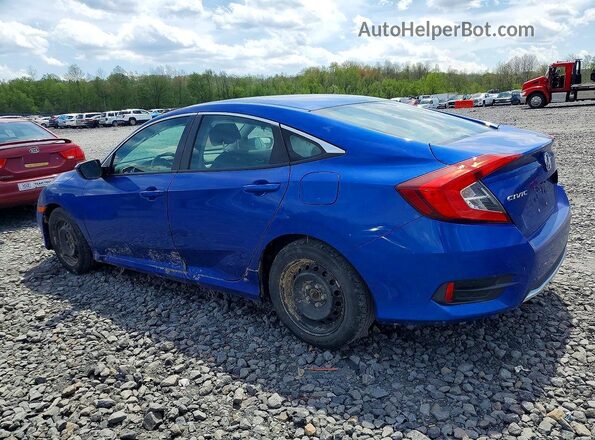 2HGFC2F63MH533889 2021 HONDA CIVIC Blue Rear left