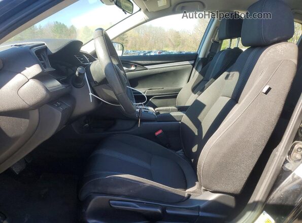 2HGFC2F64KH573038 2019 HONDA CIVIC Черный Вид салона спереди
