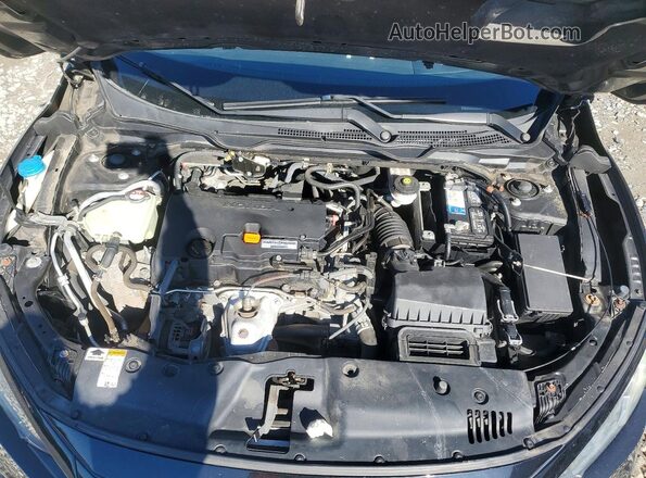 2HGFC2F64KH573038 2019 HONDA CIVIC Черный Вид задней части салона