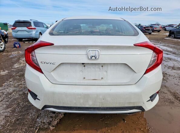 2HGFC2F64KH575226 2019 HONDA CIVC White უკანა ხედი