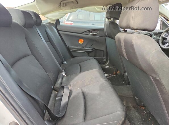 2HGFC2F64KH575226 2019 HONDA CIVC White უკანა სავარძლების ხედი